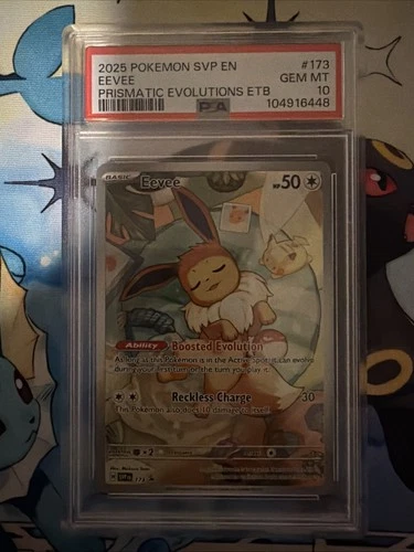 Pokemon 2025 Eevee 173 Black Star Promo Prismatic Evolutions ETB GEM MINT PSA 10