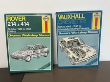 Haynes Car Manual Bundle Vauxhall Chevete  & Rover