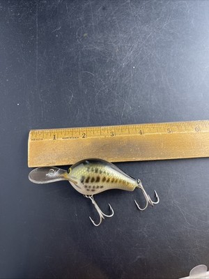 Bagley Diving B 2 Crankbait Vintage Fishing Lure Balsa Wood Bass