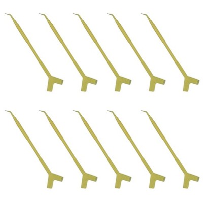 10Pcs 2 Way Eyelash Perming Lashes Y Shape Comb Brush Lash Lifting Curler