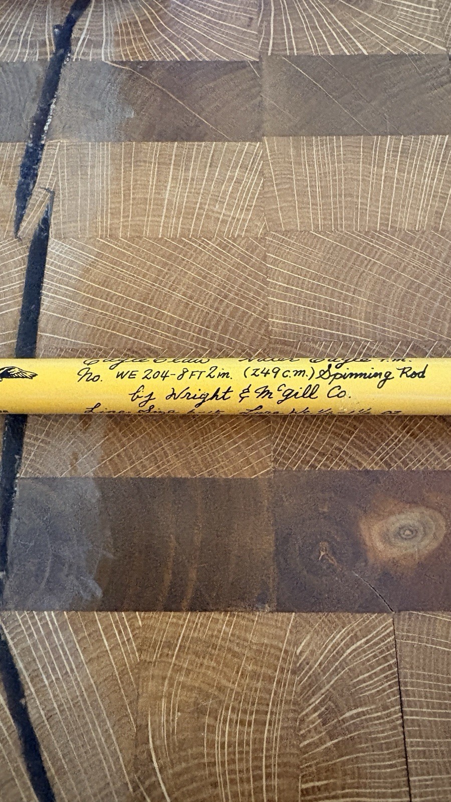 Vintage Eagle Claw Wright & Mcgill &ldquo;Water Eagle&rdquo;  8&rsquo;2&rdquo; - 2pc spinning Rod