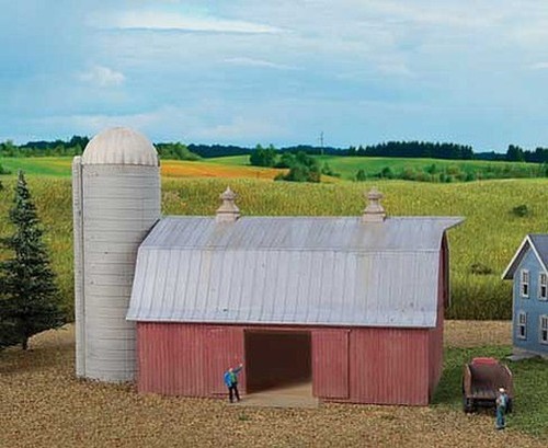 Kit De Granero Y Silo N Meadowhead Walthers Cornerstone 933-3892 | Zustand: Nuevo