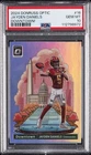 2024 PANINI DONRUSS OPTIC DOWNTOWN! #16 JAYDEN DANIELS ROOKIE RC PSA 10