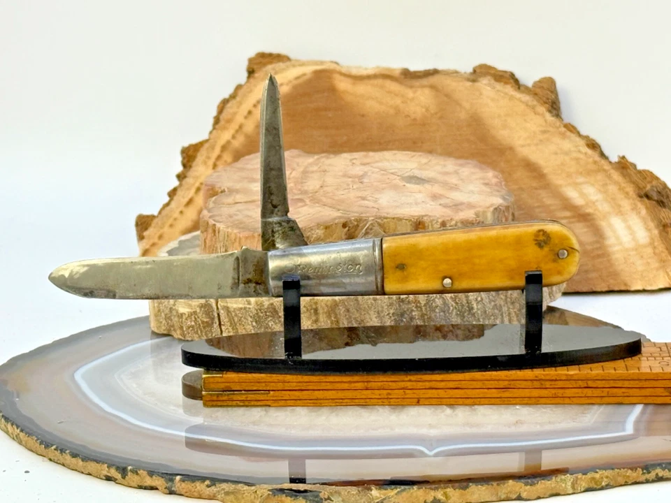 De colección Remington UMC EE. UU. R43 2 hojas Barlow con asas de hueso--2541,25 Foto 2 de 4