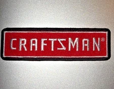 CRAFTSMAN TOOLS Embroidered Iron/Sew On Patch 4"X1.5" SHIPPED FROM USA
