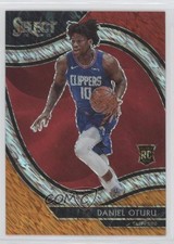 2020-21 Panini Select Courtside Red White Orange Shimmer Prizm Daniel Oturu 0o6v