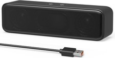 Computer speakers desktop laptop monitor dual 3W drivers touch controls 6W