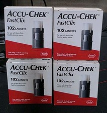 Accu-Chek FastClix Lancets 4 Boxes of 100 2 Lancets 408 Total New Exp. 10/31/26