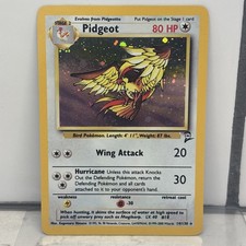 Pidgeot 14/130 Holo Rare Base Set 2 Pokemon Holo Lightly Played / Near Mint on eBay
