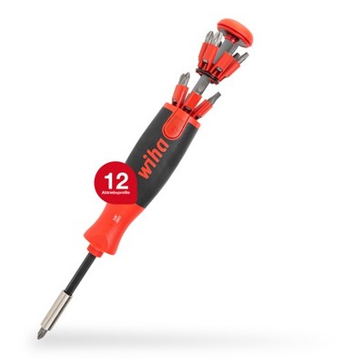 Wiha Schraubendreher mit Bit Magazin LiftUp 25 magnetisch Schraubenzieher