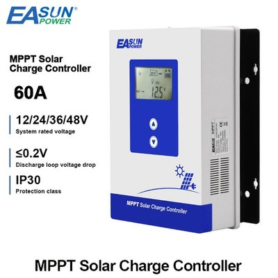 60A MPPT Solar Laderegler Controller Für 12V 24V 48V LiFePO4 AGM Max PV 150Voc