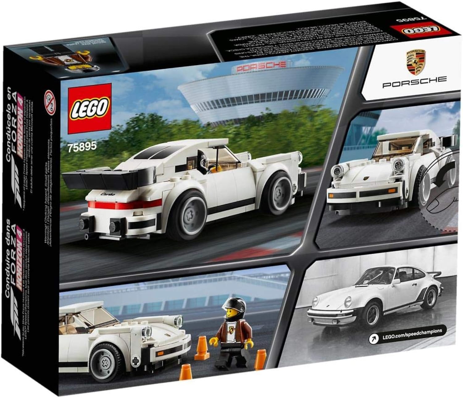 Lego Speed ​​Champion 1974 Porsche 911 Turbo 3.0 75895 Plastic 180 pieces NEW - Image 5