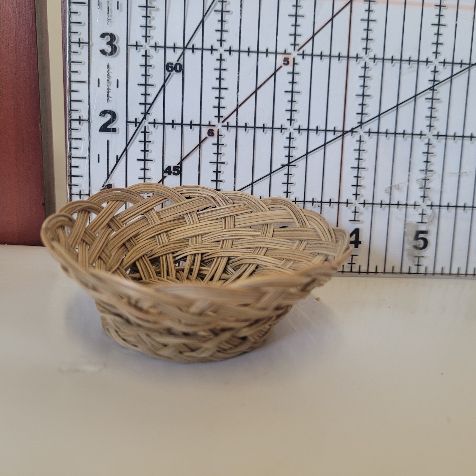 3 Miniature Weave Baskets
