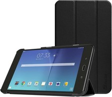 Black Slim Lightweight Standing Cover Case for Samsung Galaxy Tab E 8.0