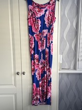 Multi- Coloured Summer Beach Dress Size 16 *Excellent Condition*