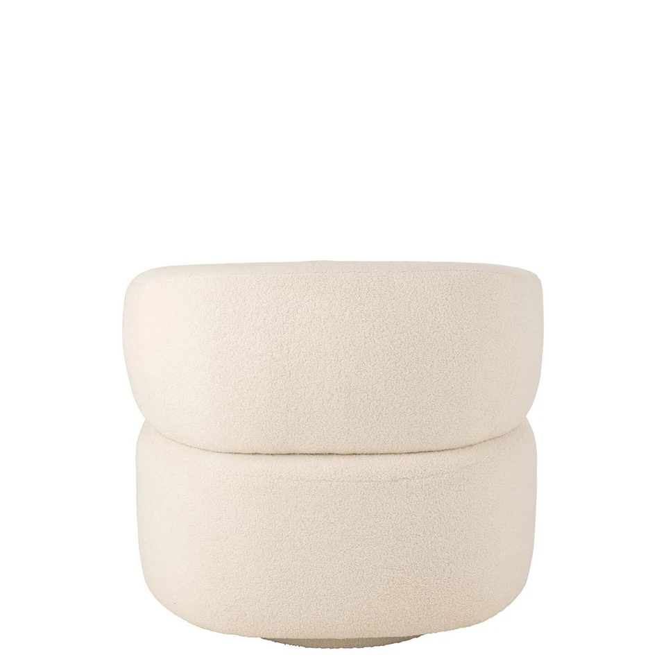 Fauteuil Lounge Design "Universe" 83cm Blanc - Photo 4/4
