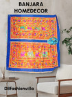Indian Handmade  Embroidered Wall Hanging Tapestry Elephant Camel Art Decor