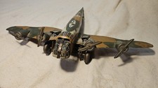 VINTAGE MARX 1940s TIN LITHO WIND UP MILITARY FOUR ENGINE BOMBER AIRPLANE