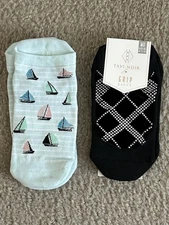 2 Pairs New Pure Barre Tavi Grip Yoga Socks Size M