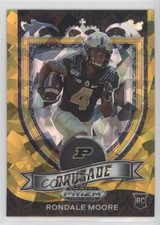 2021 Panini Prizm Draft Picks Crusade Gold Ice Prizm Rondale Moore #171 11dm