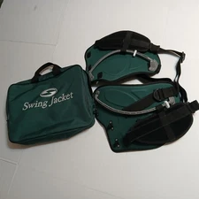 Swing Jacket Golf Training Practice Aid With Green Case