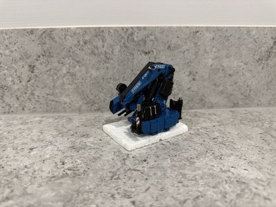 WSI - Corgi - blau/weiß FASSI 1300 Hiab/Kran - Maßstab 1:50 - Code 3 - neuwertig/neu