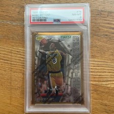 Kobe Bryant 1996 Finest RC #74 PSA8 NBA Basketball Card Rookie Parallel. rookie card picture
