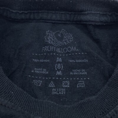 Fruit Of The Loom Boys Size M 8 Crew Neck Short Sleeve Basic T