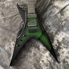 Electric Guitar Left Handed Solid Body Mahogany Body Dbz Bird of Prey Green