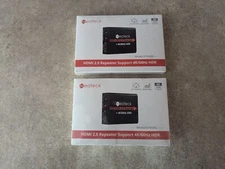 2X NEOTECK NTK095C HDMI 2.0 REPEATER 4K TRANSMISSION SIGNAL AMPLIFIER V3-3(30)