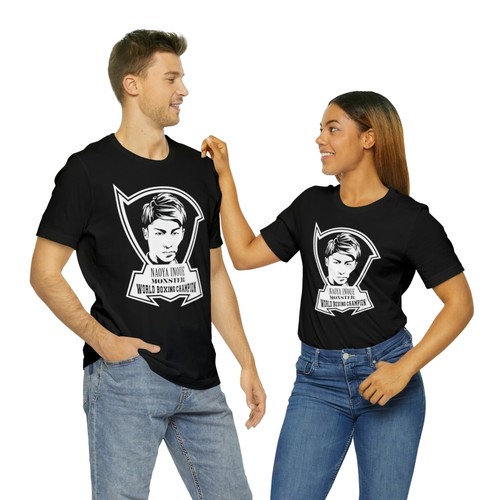 T-shirt Naoya Inoue, campione giapponese di boxe, maglietta unisex maniche corte - Foto 11 di 13