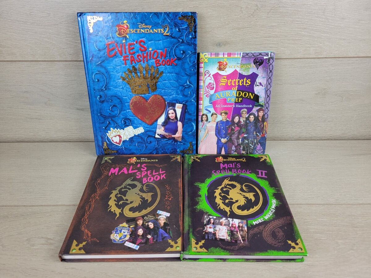 Disney Descendants Lot Of (4)- Hardcover Books Mal's Spell Disney Descendants Lot Of (4)- Hardcover Books Mal's Spell