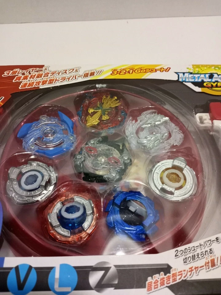 Giroscópio Poveyan chinês Beyblade montado em metal - Conjunto de batalha Burst - Vermelho - Imagem 3 de 3