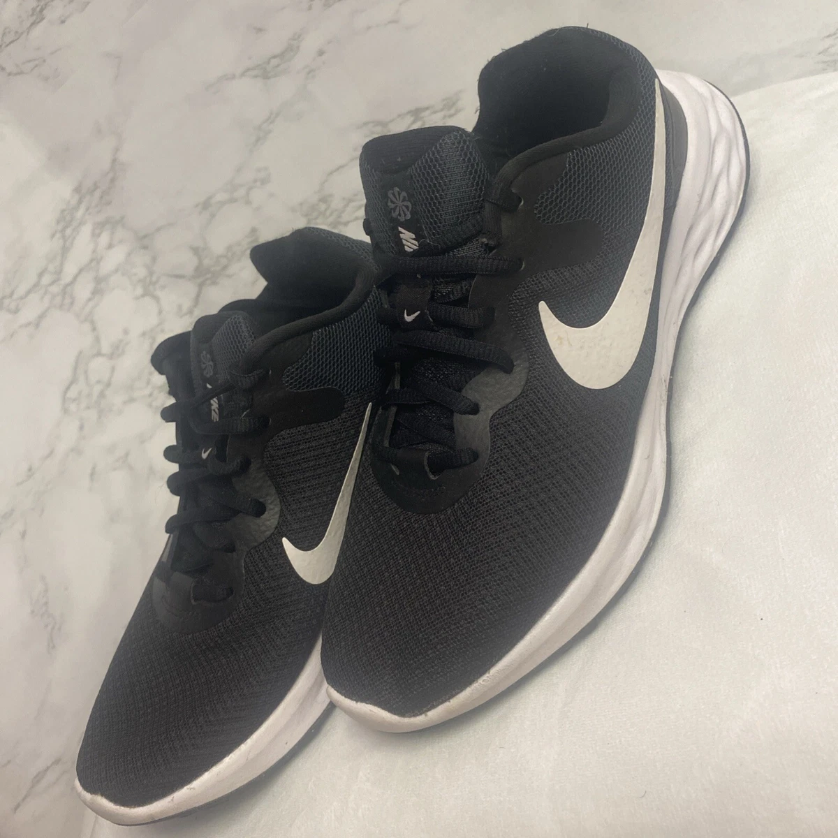 Size 14 - Nike Revolution 6 Next Nature Black White Nike Revolution 6 Next Nature Black / White - Iron Grey  main image 4