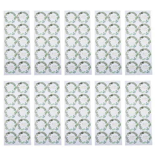 10 Sheets Celebration Gift Stickers DIY Label Adhesive Eid Ramadan eBay