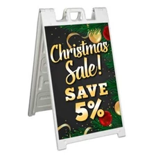 CHRISTMAS SALE SAVE 5% Signicade 24x36 A Frame Sidewalk Sign Double Sided