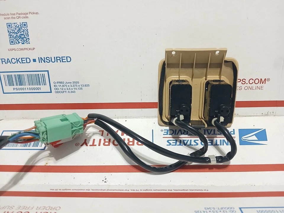 Interruptores térmicos de asiento delantero para conductor y pasajero 1991-1995 OEM Acura Legend de fábrica Foto 3 de 4