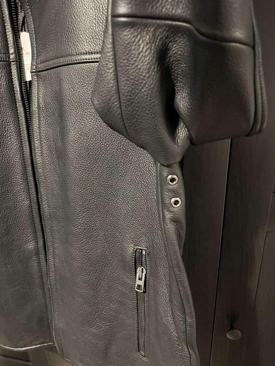 NEW Coach Leather Racer Jacket | eBay NEW Coach Leather Racer Jacket | eBay