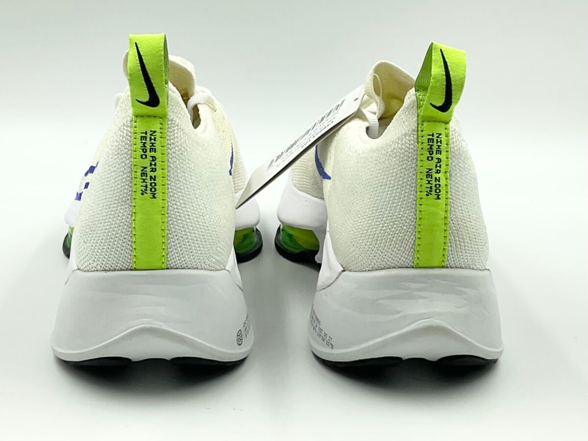 Nike Air Zoom Tempo NEXT% Flyknit 'White Racer Blue' CI9923 Nike Air Zoom Tempo NEXT% Flyknit 'White Racer Blue' CI9923