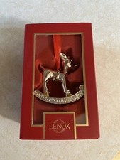 Lenox Rudolph the Red Nose Reindeer 2023 Baby  s 1st Christmas Ornament BNIB