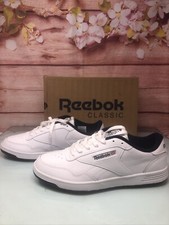 NEW Reebok Men's Club MEMT Sneaker Adults White Navy V67513, 8.5, 10, 13