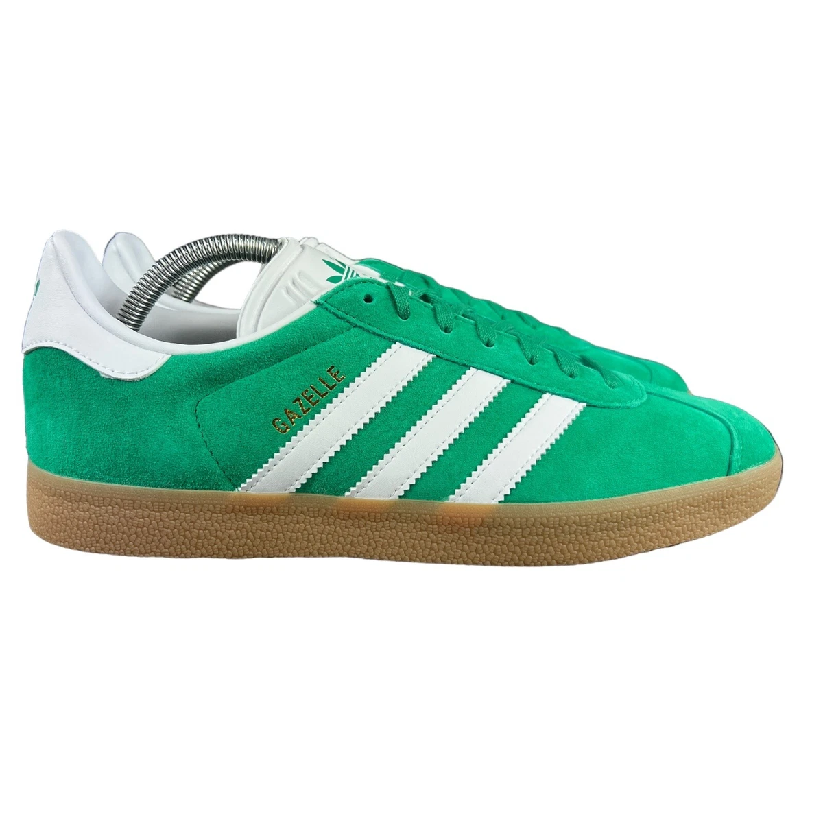 mens green adidas gazelle trainers