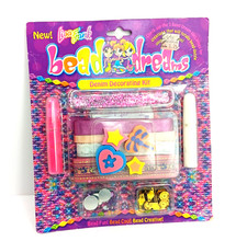 Vintage LISA FRANK Bead Dreams Denim Decorating Kit New Sealed Package