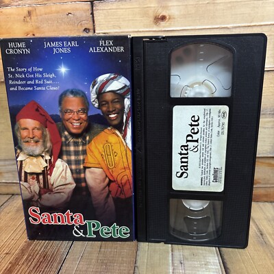 Santa & Pete VHS Tape Used James Earl Jones