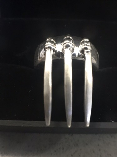 Marvel X-Men classic Wolverine Silver Claw Ring. - Picture 7 of 12