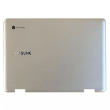 New BA98-01634A Samsung Chromebook Plus XE520QAB Silver Lcd Back Top Cover