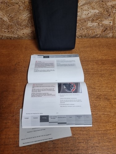00-08 Mercedes C Class Sports Coupe Owners Handbook Manual And Wallet - Picture 4 of 5