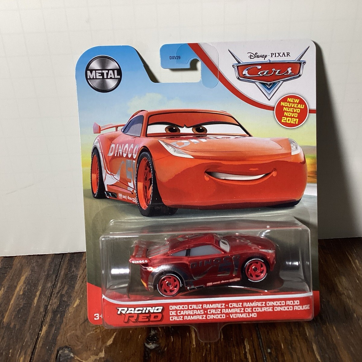 Disney Pixar Cars Racing Red Dinoco Cruz Ramirez Diecast Toy New