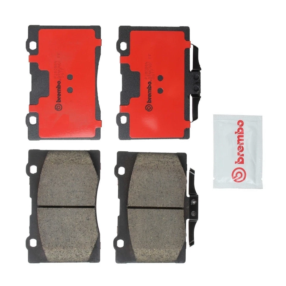 Front Ceramic Brake Pads Kit Brembo P28086N LH RH For 2005-2012 Acura RL 3.5L - Image 3 of 4