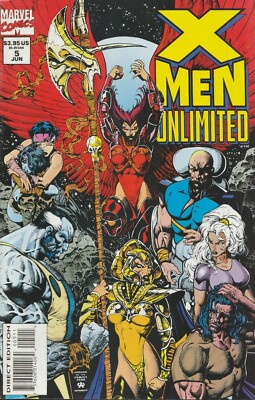 X-MEN UNLIMITED # 5 : MARVEL COMICS : 1994 : vf-(7.5)  .